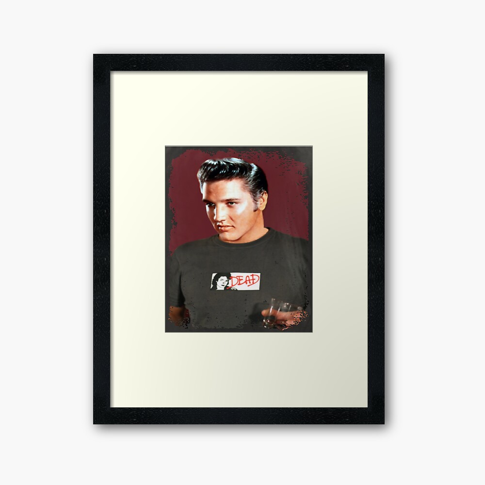 Sicko Manifesto - framed art - The king of rock and roll